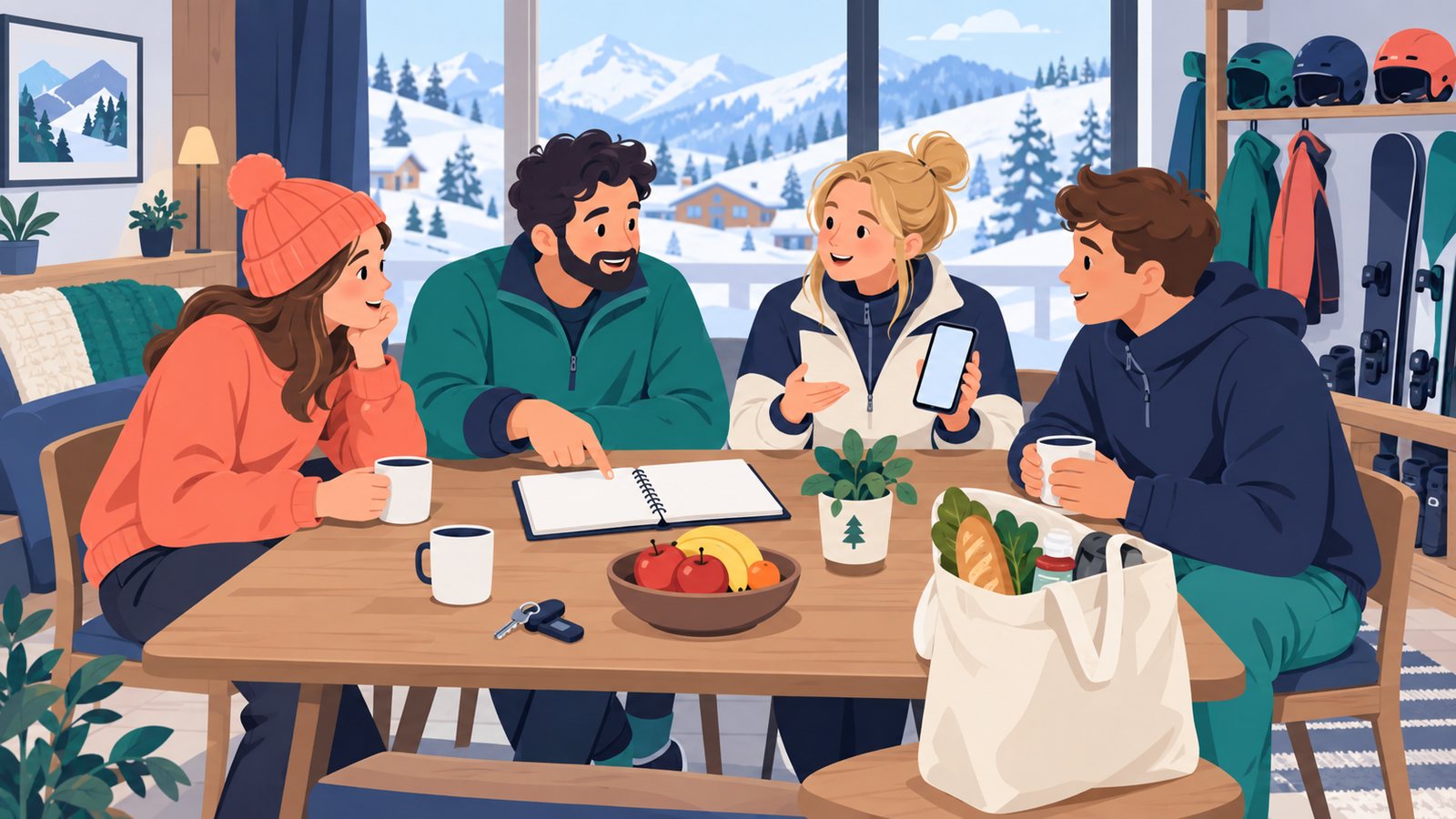Иллюстрация к материалу: Едете компанией: как спокойно и честно делить расходы на поездку